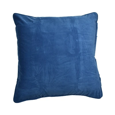 Gambar Informa Sarung Bantal Sofa Polyester Velvet 70x70 cm - Biru Poseidon