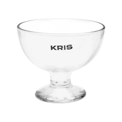 Gambar Kris Gelas Es Krim Kaca 300 ml Set 6 Pcs Transparan