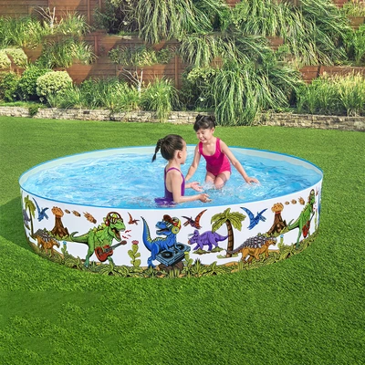Gambar Bestway Dinosaurous Fun Kolam Renang Anak 244 cm
