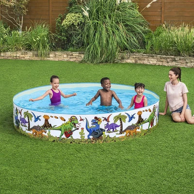 Gambar Bestway Dinosaurous Fun Kolam Renang Anak 244 cm