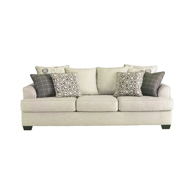 Gambar Ashley Velletri Sofa Fabric 3 Seater - Abu Abu Muda