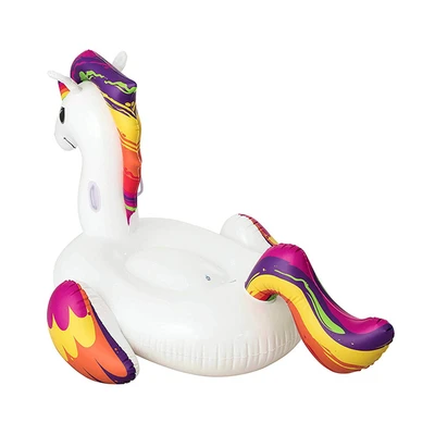 Gambar Bestway Supersized Unicorn Rider Ban Renang 224x164 Cm