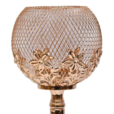 Gambar Informa Tempat Lilin Dekorasi 82-2A 12x12x31.5 cm - Gold