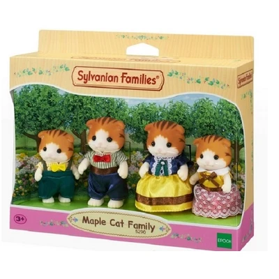Gambar Sylvanian Families Set Boneka Hewan Maple Cat Family 52900
