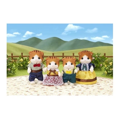 Gambar Sylvanian Families Set Boneka Hewan Maple Cat Family 52900