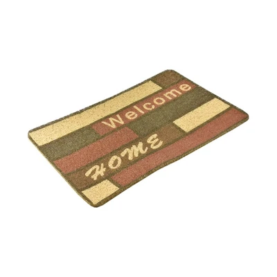 Gambar Krisbow Keset Pintu PVC Welcome 40x60 cm - Merah Maroon