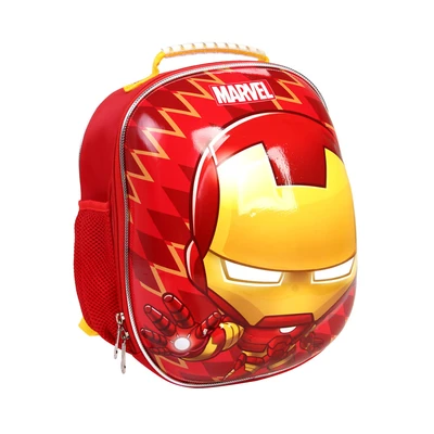 Gambar Marvel Hardshell Iron Man Tas Ransel Anak - Merah