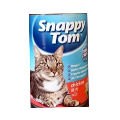 Gambar Snappy Tom 400 Gr Makanan Kucing Basah Chicken