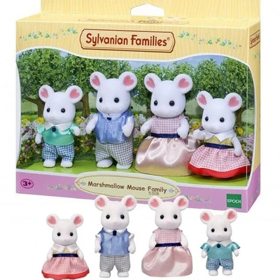 Gambar Sylvanian Families Set Boneka Hewan Marshmallow Mouse Family Esff53080