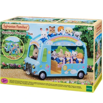 Gambar Sylvanian Families Playset Sunshine Nursery Bus Esfj53170