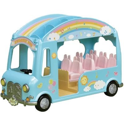 Gambar Sylvanian Families Playset Sunshine Nursery Bus Esfj53170