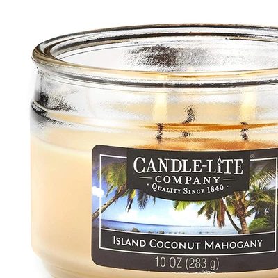 Gambar Candle Lite Candle Island Coconut Mahogany Liin Aromaterapi 283 Gr