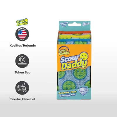 Gambar Scrub Daddy Set 3 Pcs Scrubber Scour Daddy