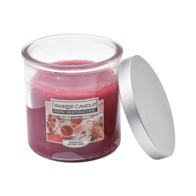 Gambar Yankee Warm And Happy Home Lilin Aromaterapi 113 Gr - Merah