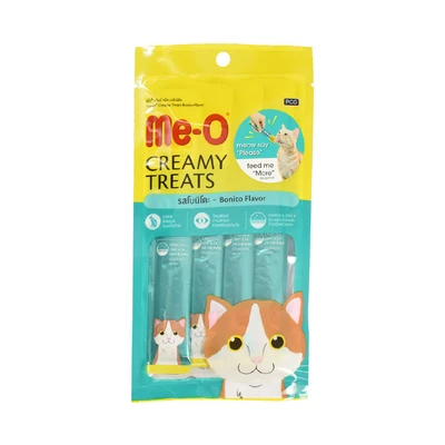 Gambar Me-O Camilan Kucing Creamy Bonito 60 grx4 pcs