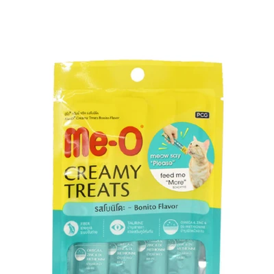 Gambar Me-O Camilan Kucing Creamy Bonito 60 grx4 pcs