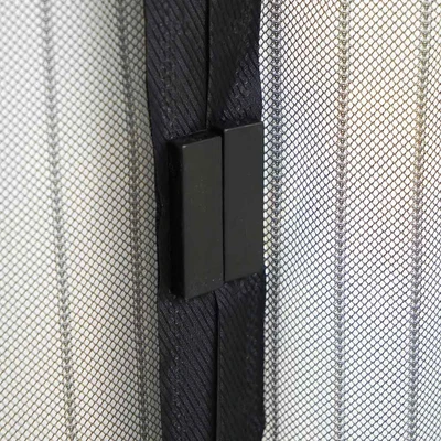 Gambar Kris Tirai Pintu Magnet Anti Nyamuk 100x220 cm - Hitam