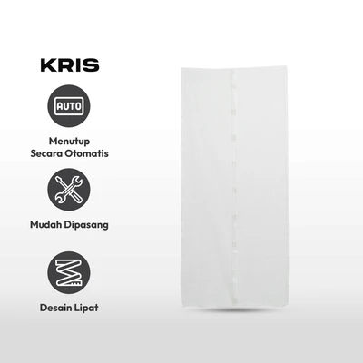 Gambar Kris Tirai Pintu Magnet Anti Nyamuk 100x220 cm