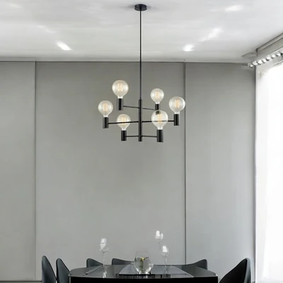 Gambar Informa Hellon Lampu Gantung Hias 6L H75 - Hitam
