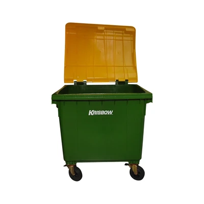 Gambar Krisbow 1100 Ltr Tempat Sampah Outdoor Dengan Tutup