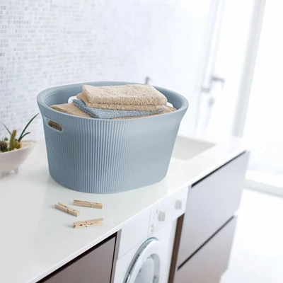 Gambar Tatay Baobab Keranjang Laundry 52x42.5x26.5 cm - Biru