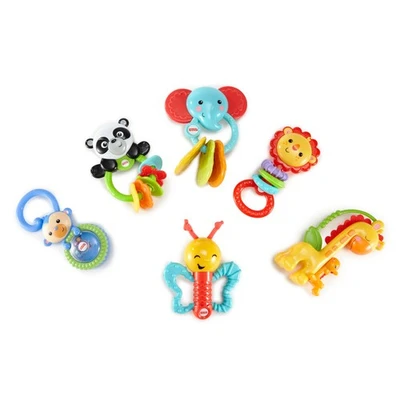 Gambar Fisher Price Set Rattle Gift Animal Friends