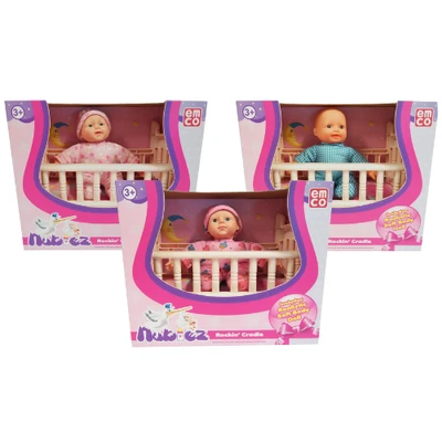 Gambar Emco Boneka Bayi Nubiez Rockin Cradle