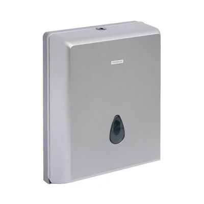 Gambar Krisbow 25x10.7x35 cm Dispenser Untuk Tisu Lipat - Silver