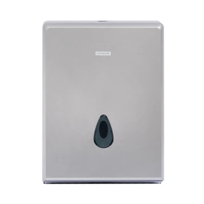 Gambar Krisbow 25x10.7x35 cm Dispenser Untuk Tisu Lipat - Silver