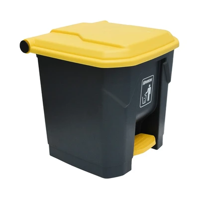 Gambar Krisbow Tempat Sampah Pedal Plastik 30 Liter - Abu