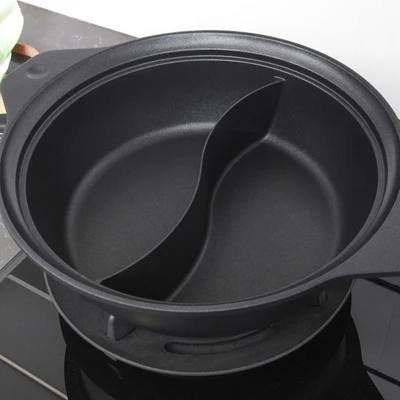 Gambar Cooking Color Panci Hot Pot Hogun 26 cm - Hitam