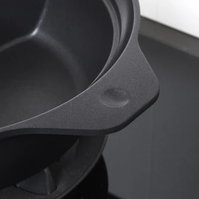 Gambar Cooking Color Panci Hot Pot Hogun 26 cm - Hitam