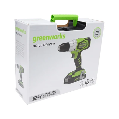 Gambar Greenworks Bor Cordless 13 Mm 24v Li-ion