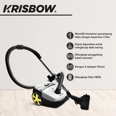 Gambar Krisbow 3 Ltr Vacuum Cleaner Dry