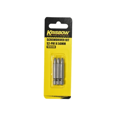 Gambar Krisbow Mata Obeng S2-Ph1 X 50mm Iras11 Set 3 pcs