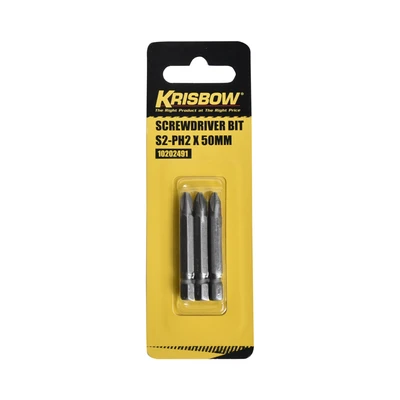 Gambar Krisbow Mata Obeng S2-Ph2 X 50mm Iras21 Set 3 pcs