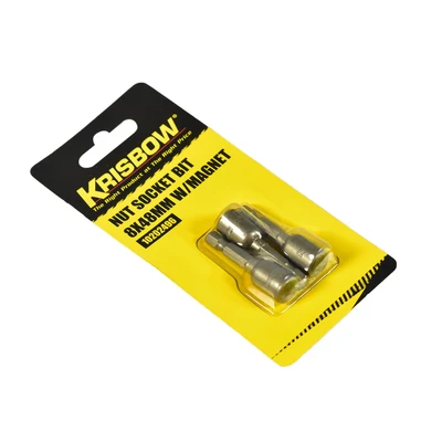 Gambar Krisbow Mata Kunci Soket 8x48mm Dengan Magnet Iranb08 Set 3 pcs