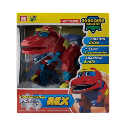 Gambar Gogodino Robot Rex S3 - Merah