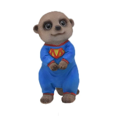 Gambar Kris Garden Patung Super Baby Meerkat - Biru