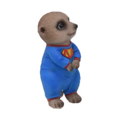 Gambar Kris Garden Patung Super Baby Meerkat - Biru