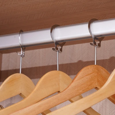 Gambar Stora Hanger Baju Jas Kayu Dengan Bar 44.5 cm Set 5 pcs