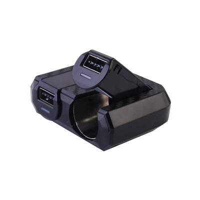 Gambar Hypersonic Charger Mobil Reversible USB 60W - Hitam