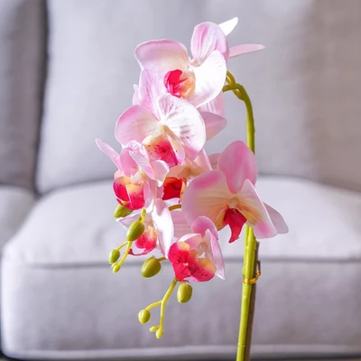 Gambar Arthome 45 Cm Bunga Artifisial Anggrek Phalaenopsis - Pink