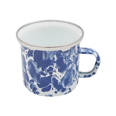 Gambar Kichero Mug Enamel Doreng 150 ml - Biru