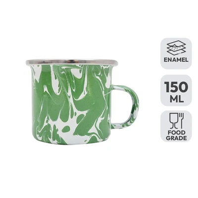 Gambar Kichero Mug Enamel Doreng 150 ml - Hijau