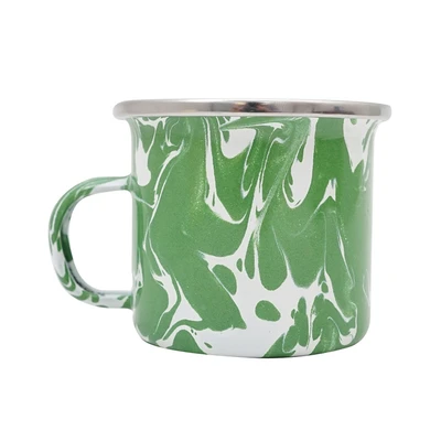 Gambar Kichero Mug Enamel Doreng 150 ml - Hijau