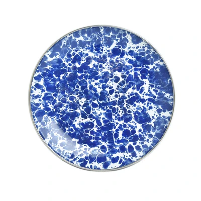 Gambar Pendopo Piring Makan Doreng 20.3 cm - Biru