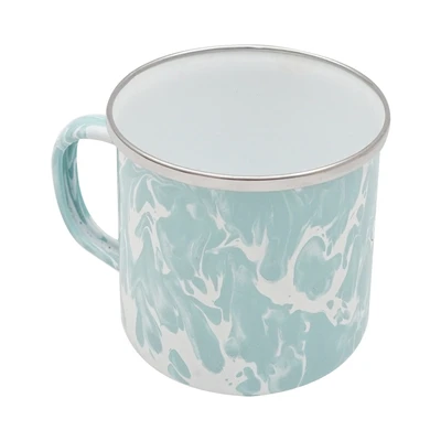 Gambar Kichero Mug Enamel Doreng Seaglass 400 ml - Hijau