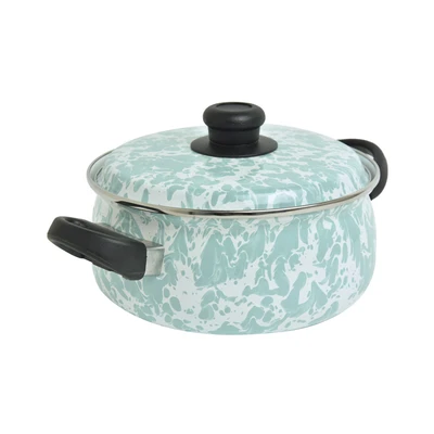Gambar Kichero Panci Dutch Oven Seaglass Dengan Tutup 20 cm