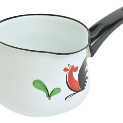 Gambar Kichero Panci Susu Kukuruyuk 12 cm - Putih